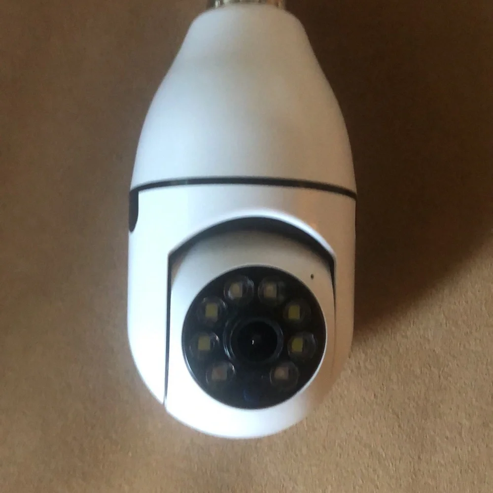 Smart Home Wireless Doorbell Camerabulb camera 360degree nightvision nanny cam